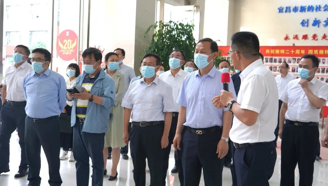 馬國強率部分全國人大代表、省代表來微特調研科技創(chuàng)新工作